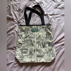 Cats and books tote